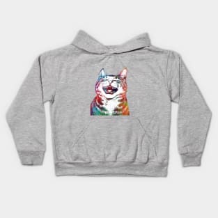 Funny cat 1 Kids Hoodie